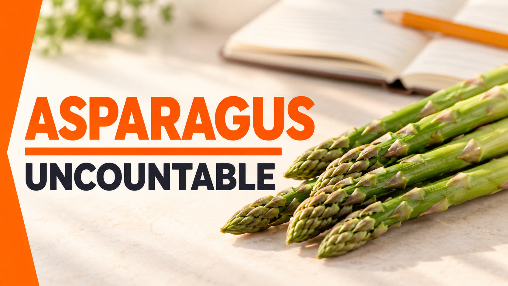 Asparagus — неисчисляемое существительное: как считать побеги