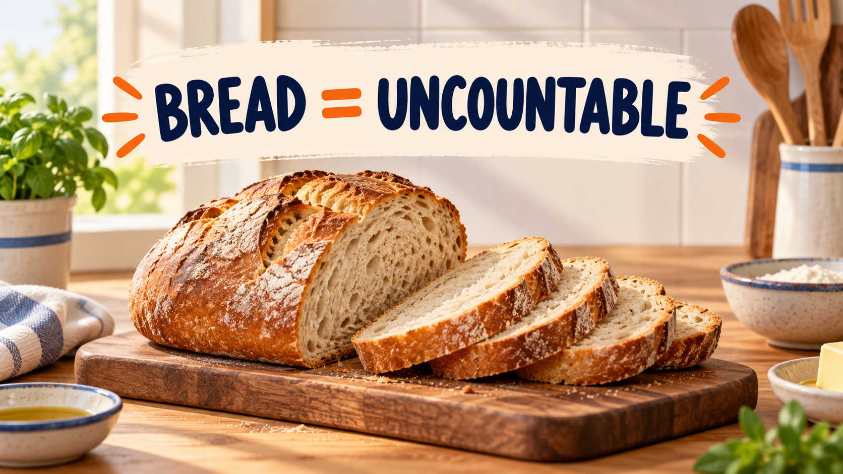 Bread — исчисляемое или неисчисляемое: правило
