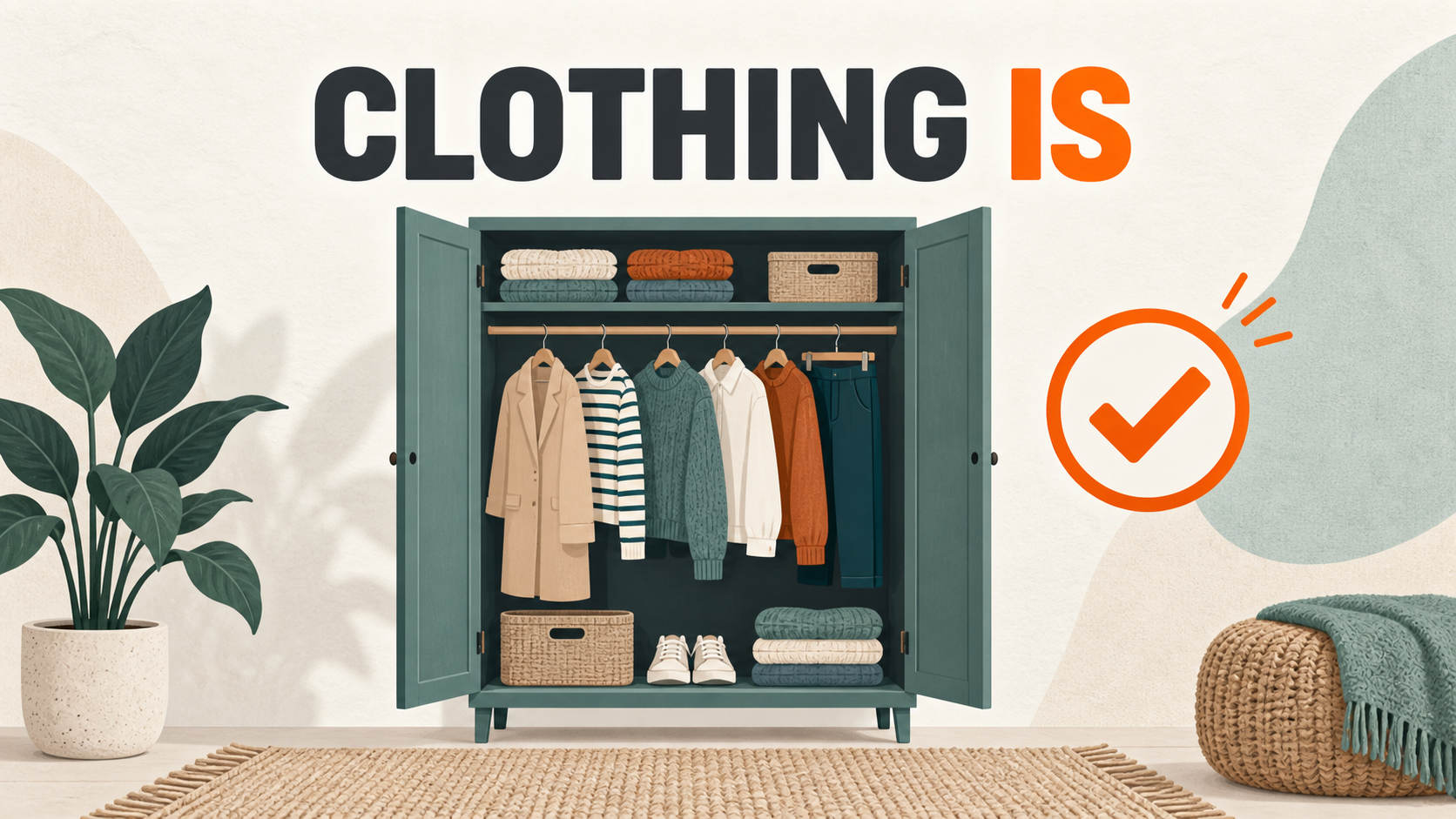 Clothing: неисчисляемое существительное, is и much