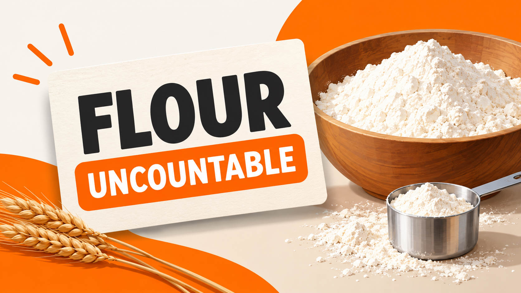 Flour — неисчисляемое существительное: правило и примеры