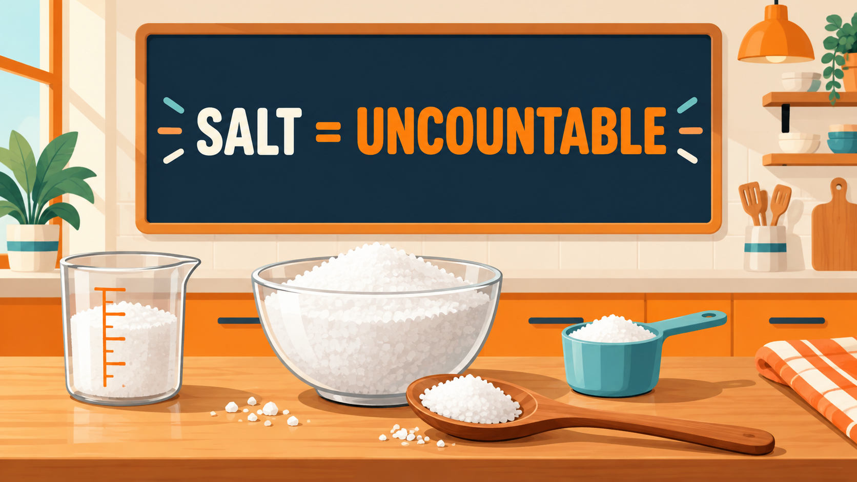 Salt — исчисляемое или неисчисляемое: правило