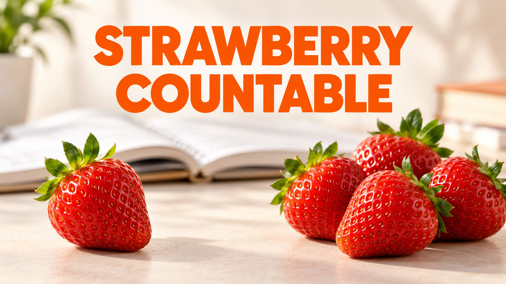 Strawberry — исчисляемое: strawberries и правила употребления