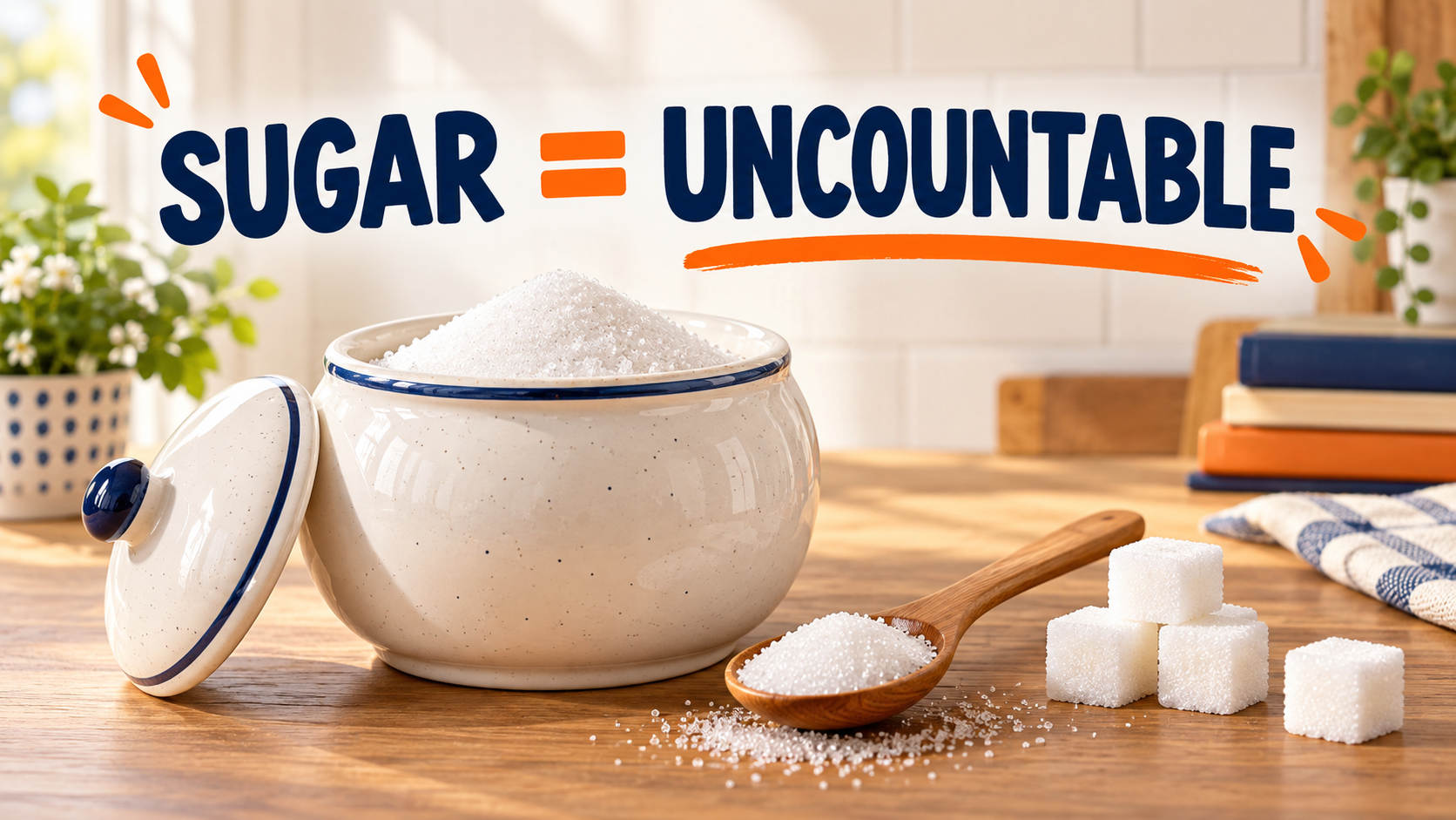 Sugar — исчисляемое или неисчисляемое: правило
